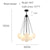 Modern Chandelier Bubbles Ball Shape Frosted Glass DIY Hanging Light Fixture