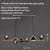 Modern Chandelier Glass Ball Shade Suspension Lamp
