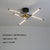 Modern Chandelier Streamlined Linear Rotatable LED For Dinning Room
