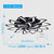 Lotus Shape Ceiling Light LED Semi Flush With App Remote Control For Bedroom And Living Room