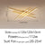 Modern Matrix LED Flush Mount Geometric Ceiling Light