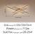Modern Matrix LED Flush Mount Geometric Ceiling Light