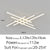 Modern Matrix LED Flush Mount Geometric Ceiling Light