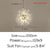 Crystal Chandelier Dandelion Starburst Shape LED Pendant Lighting