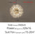 Crystal Chandelier Dandelion Starburst Shape LED Pendant Lighting