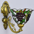 Wall Light Iron Holder Stained Glass Tiffany Style Sconce