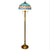 Traditional Floor Lamp Tiffany Style Stained Glass Lamp Shade Decor