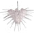 Chihuly replica white blown glass chandelier.jpg