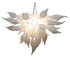 Modern Blown Glass Chandelier White Home Decor Pendant Light