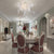 white blown glass chandelier Chihuly type.jpg