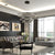 Modern Round Circular Geometric LED Pendant lamp Line Tiered Chandelier 72703949