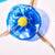 Blossoming Lotus Flower Mixed Colors Plates Hand Blown Glass Wall Plates Art Decor Luxury Wall Hanging Plates Set