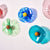 Colorful Hand Blown Glass Wall Plates Wall Mounted Floral Sconces Wall Flowers Art Decor Luxury Wall Hanging Plates Set 