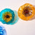 Blossoming Lotus Flower 2 Layers Plates Hand Blown Glass Wall Plates Art Decor Luxury Wall Hanging Plates Set 