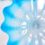 Hand Blown Glass Wall Plate Wall Art Wall Flower Home Decor Custom made Set 