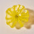 Hand Blown Glass Creative Pure cystal Yellow Wall Plate Wall Art Wall Flower Wall Mounted Sconces Home Decor Custom made Set