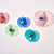 Colorful Hand Blown Glass Wall Plates Wall Mounted Floral Sconces Wall Flowers Art Decor Luxury Wall Hanging Plates Set 
