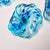 Hand Blown Glass Creative Cystal Blue Wall Plate Wall Art Wall Flower Wall Mounted Sconces Home Decor Custom made Set 