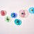 Colorful Hand Blown Glass Wall Plates Wall Mounted Floral Sconces Wall Flowers Art Decor Luxury Wall Hanging Plates Set 