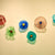 Colorful Hand Blown Glass Wall Plates Wall Mounted Floral Sconces Wall Flowers Art Decor Luxury Wall Hanging Plates Set 