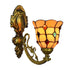 Tiffany Style Wall Light Antique Art Craft Iron Holder