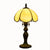 Resin Base Stained Glass Panel Lamp Shade Antique Table Lamp Producer