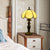 Resin Base Stained Glass Panel Lamp Shade Antique Table Lamp Exporter
