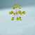 Modern Sputnik Gold Frame Clear Green Glass pendant lights