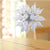 Sputnik Style Blown Glass Chandelier LED White Pendant Light